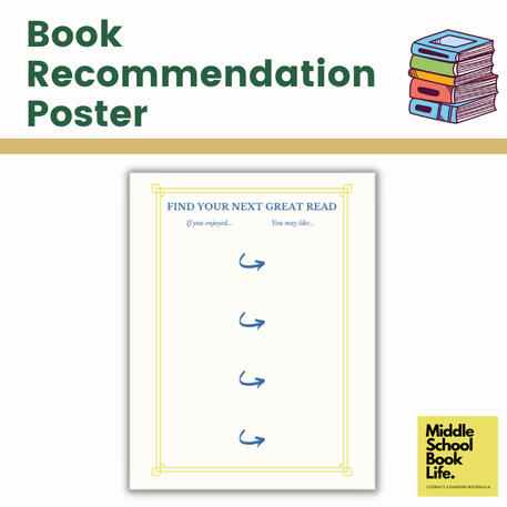 Book Recommendation Poster (FREE)