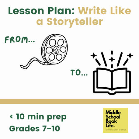 Lesson Plan: Write Like a Storyteller ($4.99)